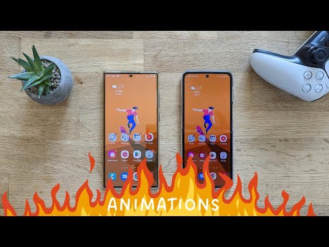 One UI 5.0 Beta 2 vs One UI 4.1.1:  Animations in Slow Motion