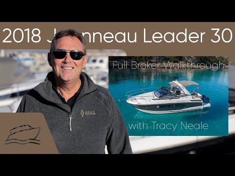 2018 (2019) Jeanneau Leader 30 'Pamoli' Full Broker Walkthrough with Tracy Neale