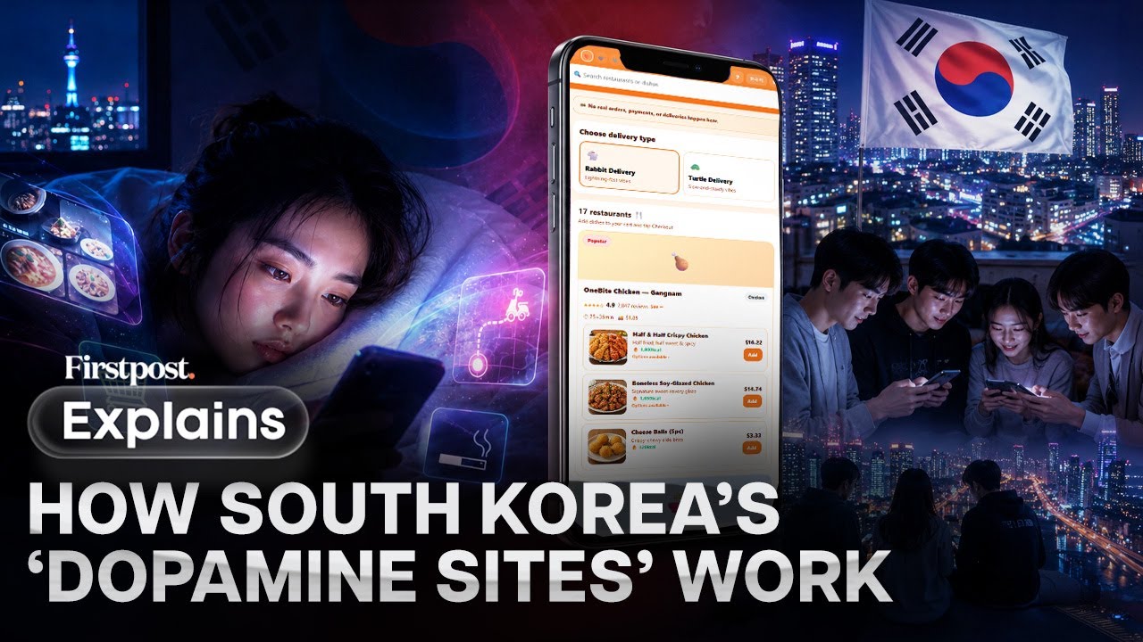 Dopamine Sites: South Korea’s Gen-Z Turn To Fake Delivery Apps To Cope With Stress | FP Explains