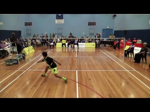 2016 Australasian Under 17 Badminton Championships - Boys Singles Final