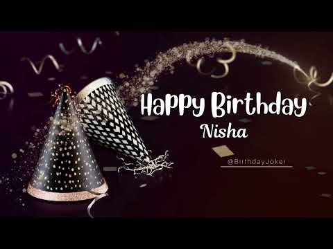 NISHA Birthday Song | happy birthday song for #nisha | happy birthday wishes | birthday wishes song