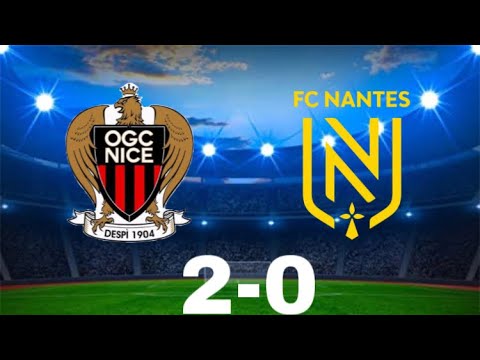 OGC Nice vs Nantes/Goal for Amine Gouiri/But pour Amine Gouiri 2-0