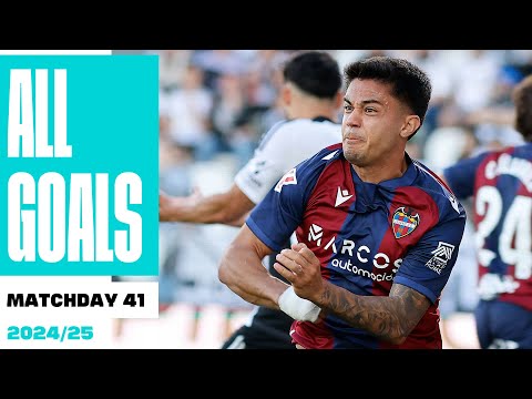 ALL GOALS Matchday 41 LALIGA Hypermotion 2024/25