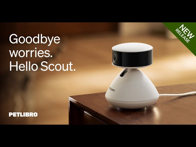 Video teaser for Meet Scout, the new AI-powered Smart Camera I Petlibro