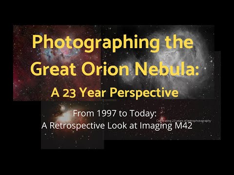 Photographing the Great Orion Nebula: A 23 Year Perspective