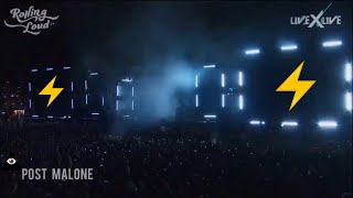 Post Malone - Intro - Too Young - Sugar Wraith (Live)