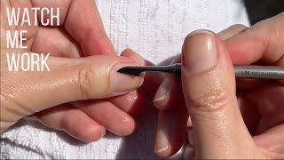 Pro nail tech does her own DIY manicure at home ✅ beginner friendly ✅