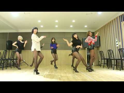 AOA - Miniskirt - mirrored dance practice video - Ace of Angels 에이오에이 짧은 치마