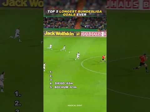 Top 5 Longest Bundesliga Goals Ever