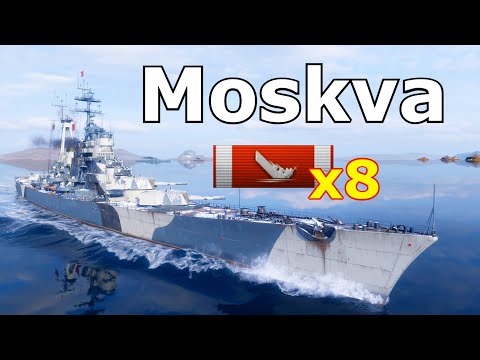 World of WarShips Moskva - 8 Kills 228K Damage