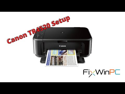 Thumbnail for Canon TR4520 Printer Setup