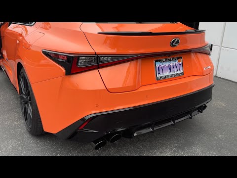 Lexus IS 500 F SPORT Performance with Borla S-Type Catback Exhaust Revving