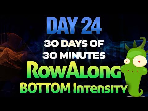 30 Days of 30 Minute Rows - Day 24 - Rate and Pace Pyramid - Fitness Builder Indoor Rowing Workout