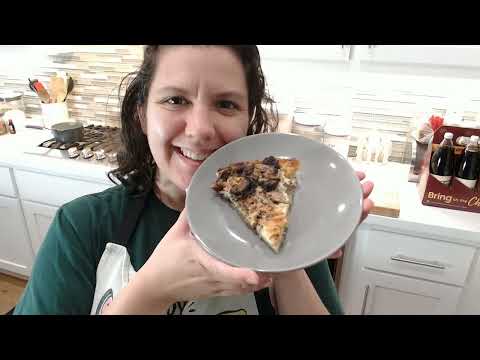 Mirabella's Kitchen: Mushroom and Blue Cheese Quiche