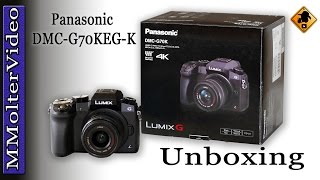 Panasonic DMC-G70KEG-K Lumix - Unboxing von MMolterVideo