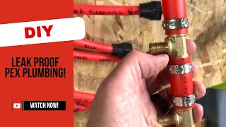 How to Use PEX Tees and Clamps – Easy Plumbing Guide for Strong Connections!