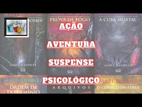 Srie repleta de Ao, Aventura e Suspense Psicolgico #As3Artes #mazerunner #sriedelivros