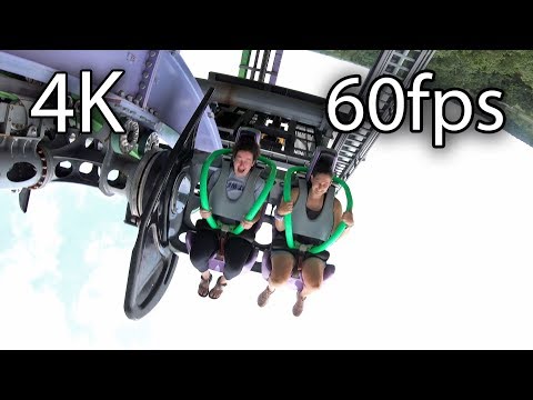 On-ride point of view of Joker