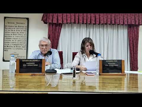 Sesion Ordinaria del 13 de Octubre de 2026 - Honorable Concejo Deliberante de Roque Pérez