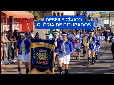 DESFILE DO 60º ANIVERSÁRIO DE GLÓRIA DE DOURADOS.