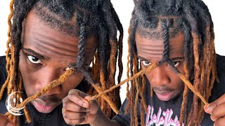 How to 2 Strand Twist & Retwist Dreads YOURSELF (cheap, quick & easy)