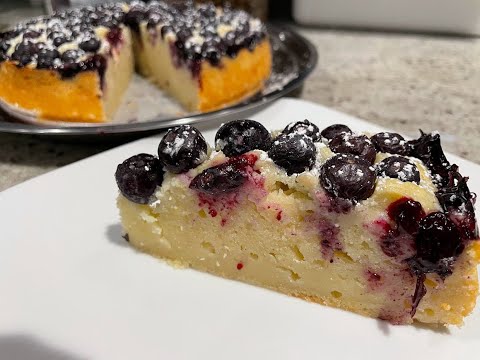 How to make a Blueberry Limoncello Ricotta Cake
