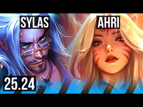 SYLAS vs AHRI (MID) | Good KDA: 12/1/11 | KR Master | 25.24