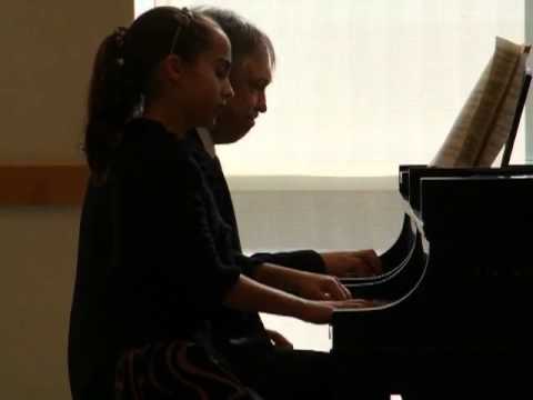 Nicole Schwartz playing at Cogen Concerto Competition. 1.29.2012. Levine at Strathmore