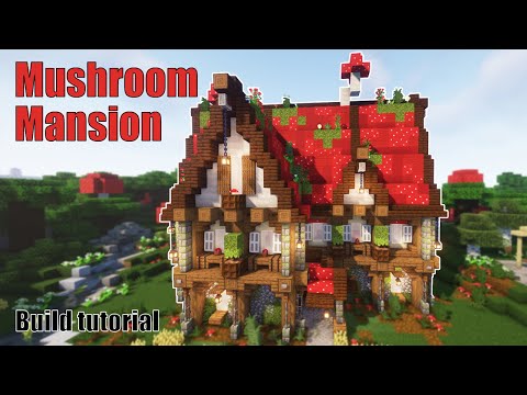 Minecraft Mushroom Mansion | How to Build a Mushroom Manor House
