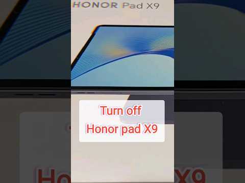 Shut down Honor Pad X9 #tablet #honor #pad #shorts #shutdown #tablet #device