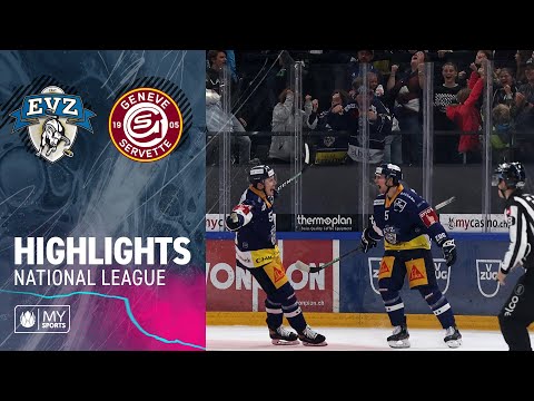 Zug vs. Genf-Servette 5:4 n.V. – Highlights National League