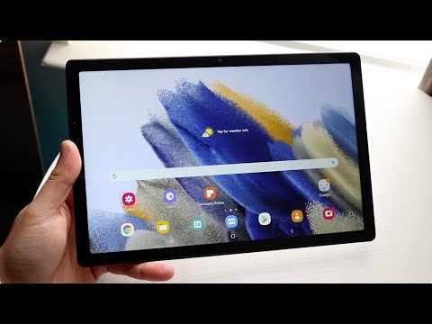 Part of a video titled Samsung Galaxy Tab A8 In 2025! (Still Worth Buying?) (Review)