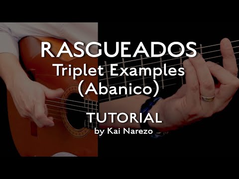 Practicing Abanico (Triplet Rasgueado) in Tangos - Flamenco Guitar Tutorial by Kai Narezo