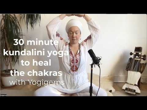 30 minute kundalini yoga to heal the chakras | Yogigems