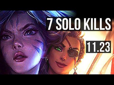 KAI'SA & Lux vs SAMIRA & Nami (ADC) | 7 solo kills, 800K mastery, Dominating | EUW Diamond | 11.23