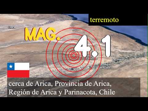 😱🚨  Terremoto cerca de Arica, Provincia de Arica, Región de Arica y Parinacota, Chile actualizacione