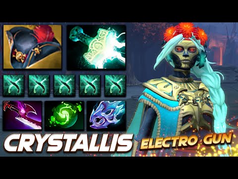 Crystallis Muerta Electro Gun Reaction - Dota 2 Pro Gameplay [Watch & Learn]