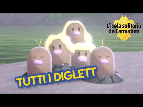 DOVE TROVARE TUTTI I 151 DIGLETT SULL'ISOLA DELL'ARMATURA POKEMON SPADA E SCUDO