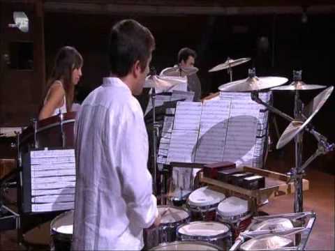 Nebojsa Zivkovic performs his Lamento e danza Barbara for Marimba & 3 Percussionists