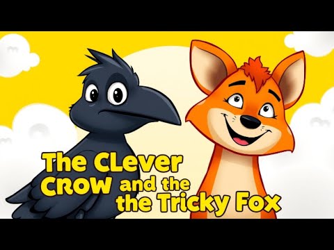 The Clever Crow and The Tricky Fox | Moral Story for Kids | VEEKSHITH FUN LEARNING (VFL)