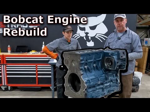 Bobcat Engine Rebuild, Rebuilding the Kubota V2203 for a Bobcat 773