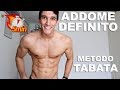 CIRCUITO ADDOME IN 5 MINUTI! ADDOMINALI DEFINITI E RESISTENTI CON IL TABATA! SENZA ATTREZZI!