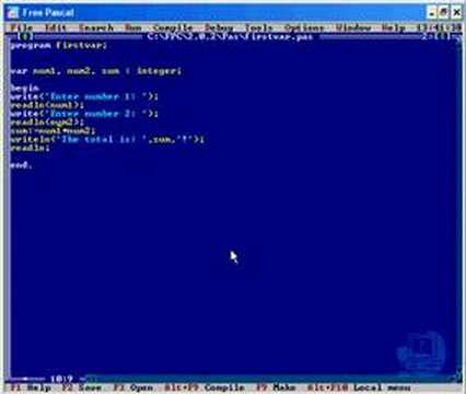 TURBO PASCAL TUTORIALS