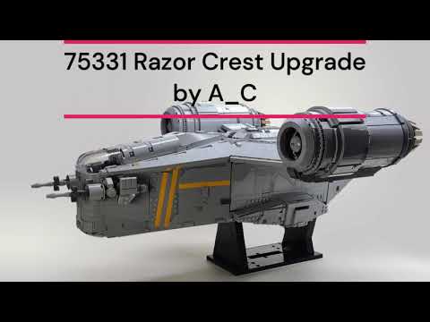 Lego MOD - 75331 Razor Crest Upgrade by A_C