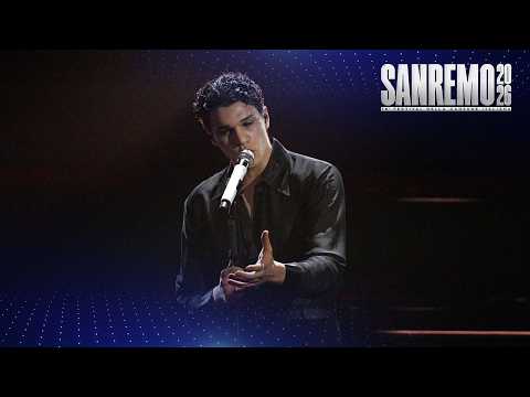 Sanremo 2026 - Nicolò Filippucci canta Laguna