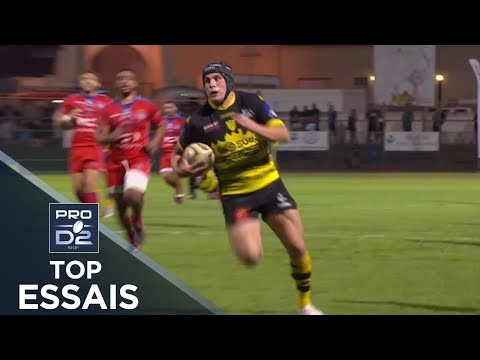 TOP Essais de la J06 – PRO D2 – Saison 2018/2019