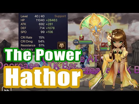 【Summoners War | Curry's RTA】The Power Hathor, you can't escape endless sleep!
