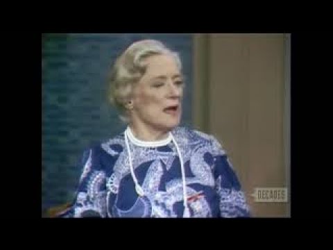 Bette Davis, Peggy Wood 1972 TV Interview
