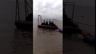preview picture of video 'Auto self-propelled River Sand Hopper Dredger/Barge/Transporter with Discharge Dredger Dredging sand'