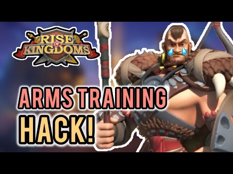 ARMS TRAINING HACK! Win every time? Best way to effectively buff your march Rise of Kingdoms #rok